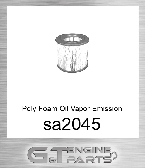 sa2045 Poly Foam Oil Vapor Emission Pad