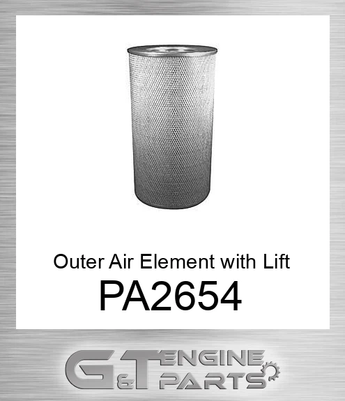 PA2654 Outer Air Element with Lift Bars