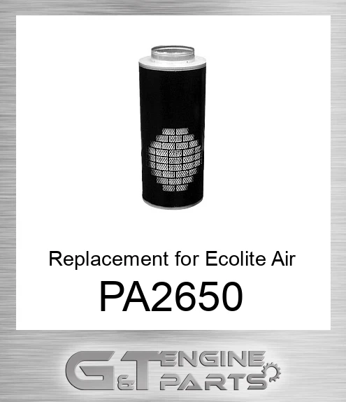PA2650 Replacement for Ecolite Air Element in Disposable Housing