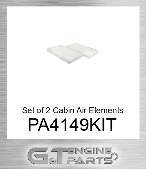 PA4149-KIT Set of 2 Cabin Air Elements