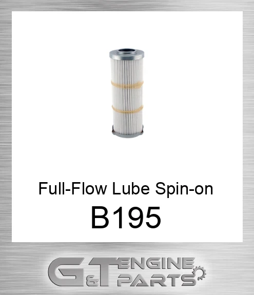 B195 Full-Flow Lube Spin-on
