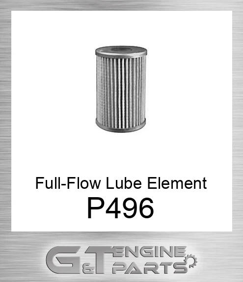 P496 Full-Flow Lube Element