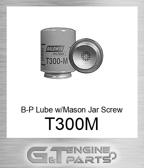 T300-M B-P Lube w/Mason Jar Screw Neck
