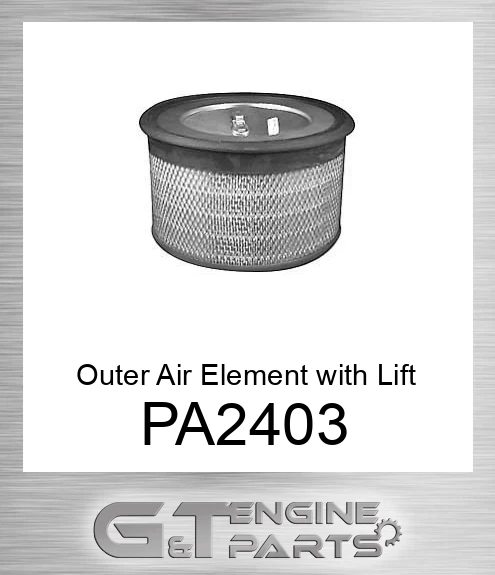 PA2403 Outer Air Element with Lift Tabs
