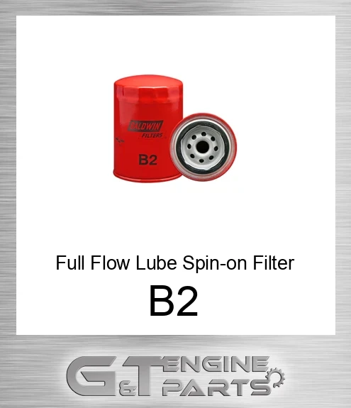 b2 Full Flow Lube Spin-on Filter