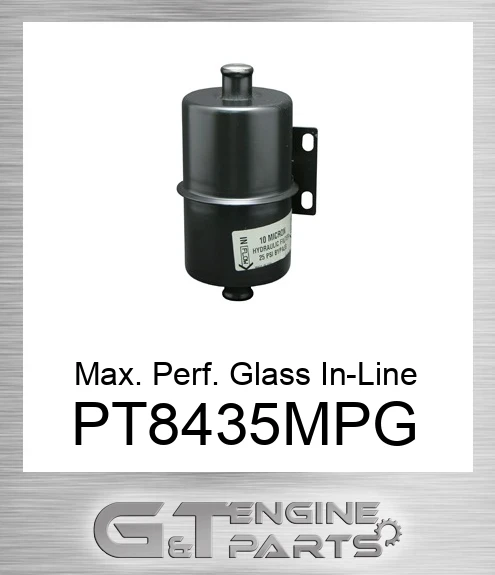 PT8435-MPG Max. Perf. Glass In-Line Hydraulic Filter