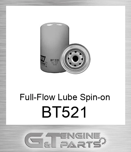 BT521 Full-Flow Lube Spin-on