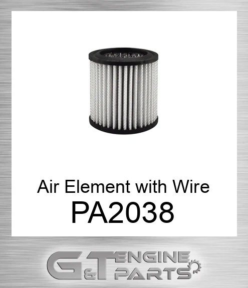 PA2038 Air Element with Wire Reinforced Media
