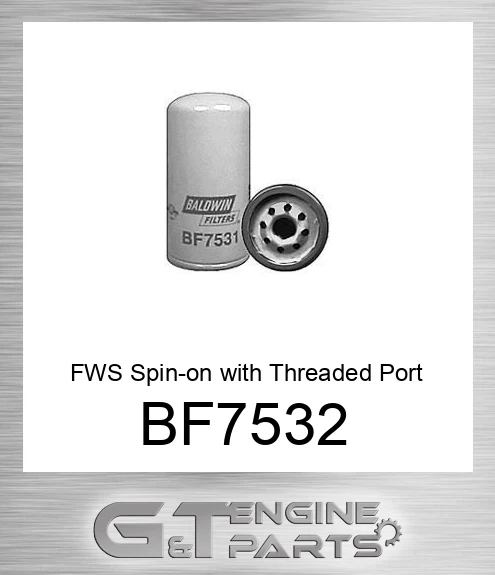 BF7532 FWS Spin-on with Threaded Port