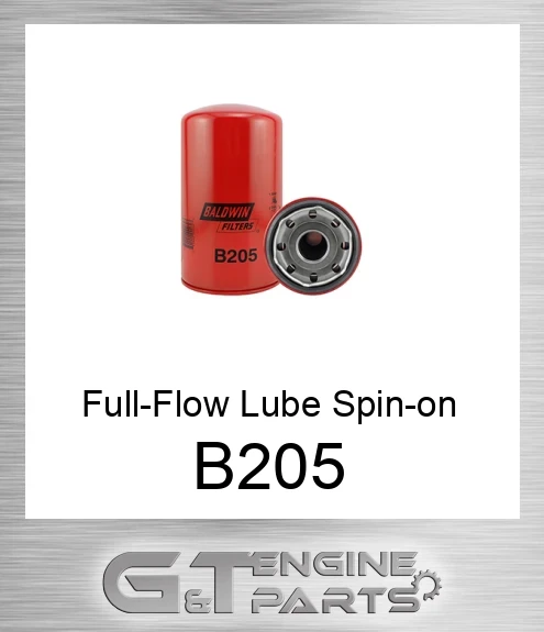B205 Full-Flow Lube Spin-on