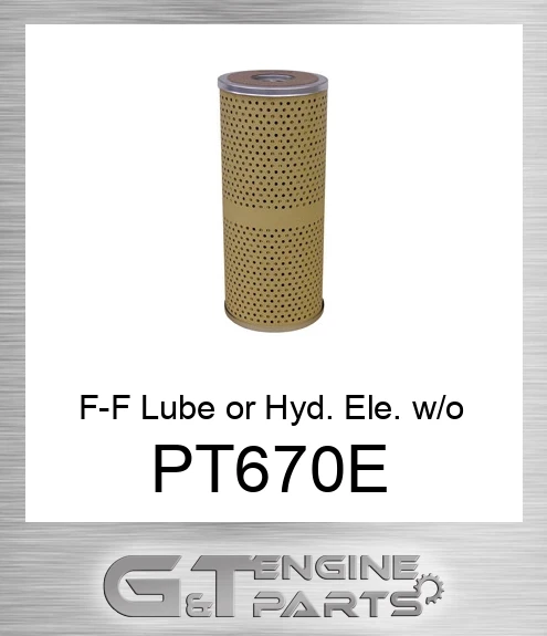 PT670-E F-F Lube or Hyd. Ele. w/o Gaskets