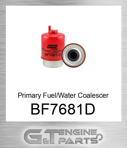 BF7681-D Primary Fuel/Water Coalescer Element with Drain