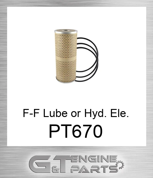 PT670 F-F Lube or Hyd. Ele. w/Gaskets
