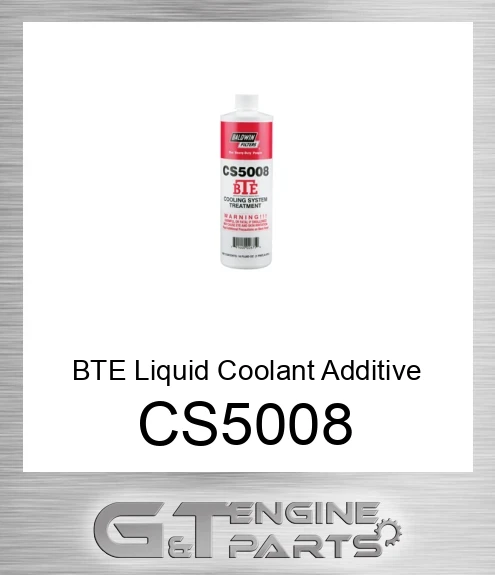 CS5008 BTE Liquid Coolant Additive Pint Plastic Bottle