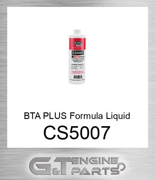 CS5007 BTA PLUS Formula Liquid Additive Pint Plastic Bottle