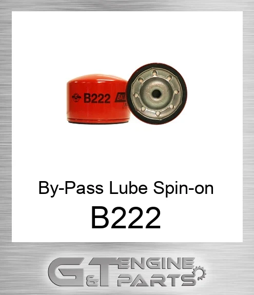 B222 By-Pass Lube Spin-on