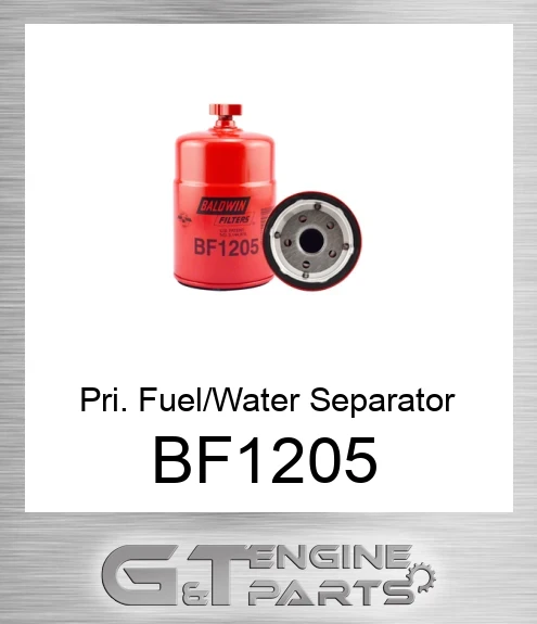 BF1205 Pri. Fuel/Water Separator Spin-on w/Drain