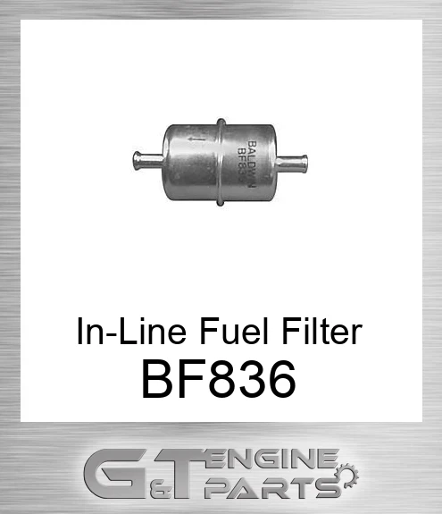 BF836 In-Line Fuel Filter