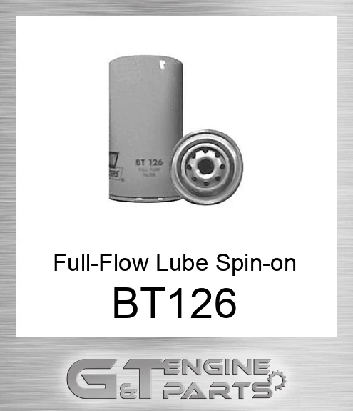 BT126 Full-Flow Lube Spin-on