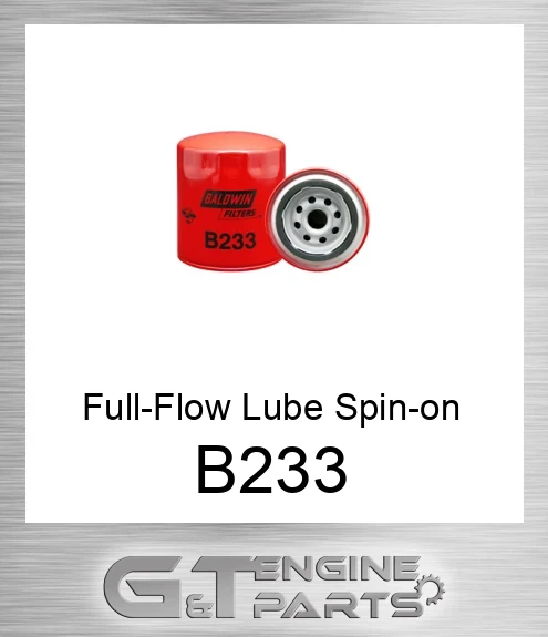 B233 Full-Flow Lube Spin-on