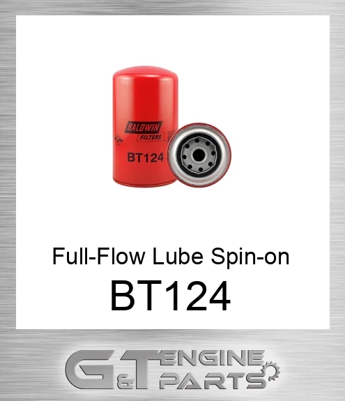 BT124 Full-Flow Lube Spin-on