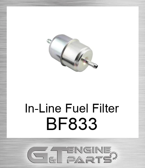 BF833 In-Line Fuel Filter
