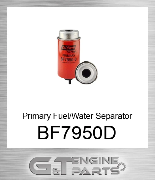 BF7950-D Primary Fuel/Water Separator Element with Removable Drain