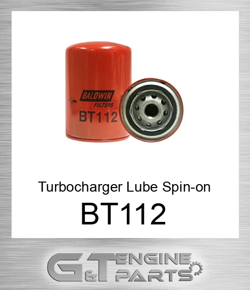 BT112 Turbocharger Lube Spin-on