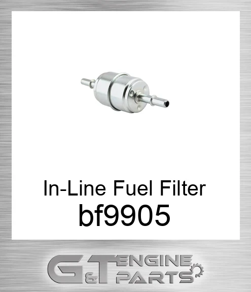 BF9905 In-Line Fuel Filter Baldwin | Price: $54.27.