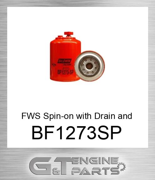 BF1273-SP FWS Spin-on with Drain and Sensor Port