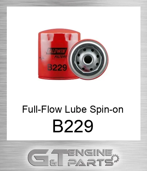 B229 Full-Flow Lube Spin-on