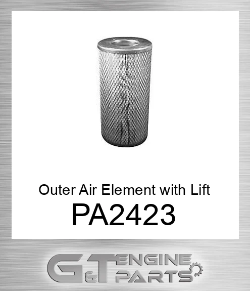 PA2423 Outer Air Element with Lift Bar