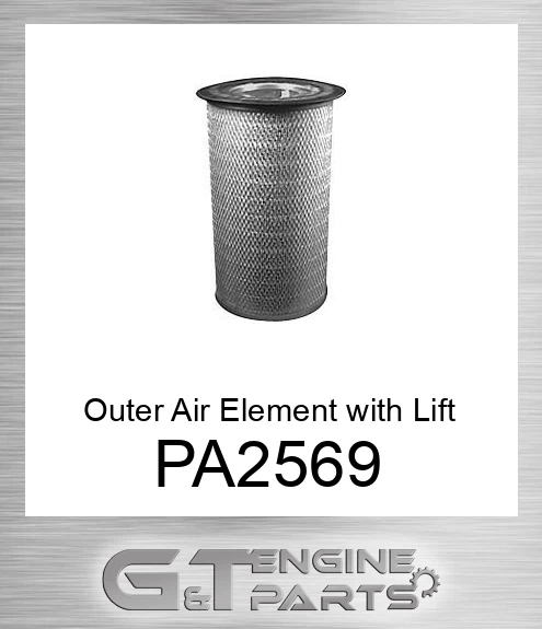 PA2569 Outer Air Element with Lift Tab