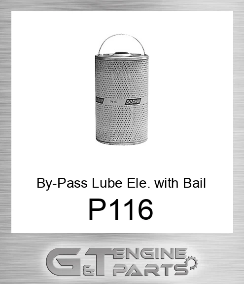 P116 By-Pass Lube Ele. with Bail Handle