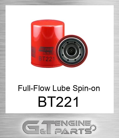 BT221 Full-Flow Lube Spin-on