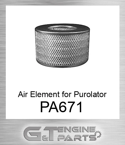 PA671 Air Element for Purolator Housing