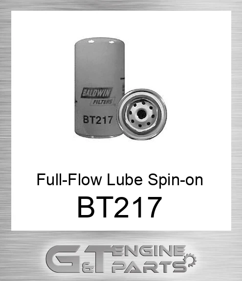 BT217 Full-Flow Lube Spin-on
