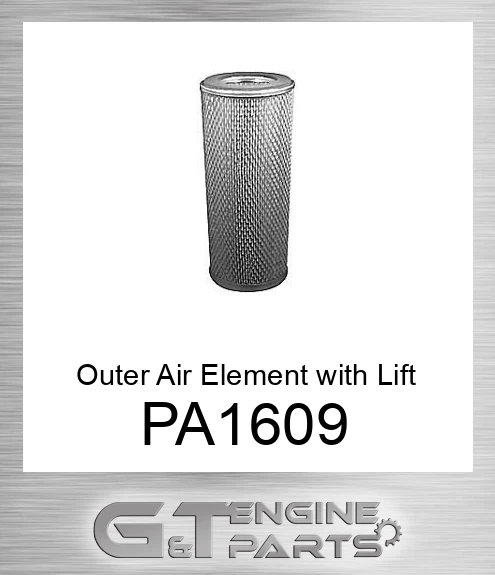 PA1609 Outer Air Element with Lift Tabs