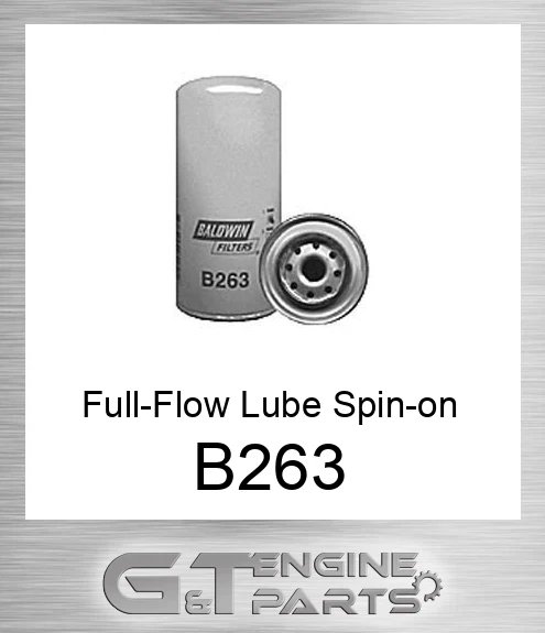 B263 Full-Flow Lube Spin-on