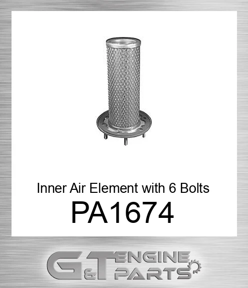 PA1674 Inner Air Element with 6 Bolts