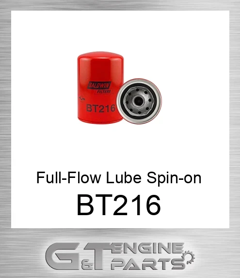 BT216 Full-Flow Lube Spin-on
