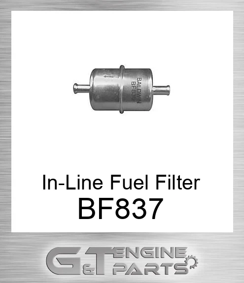 BF837 In-Line Fuel Filter