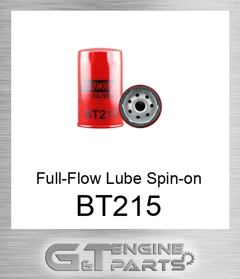 BT215 Full-Flow Lube Spin-on