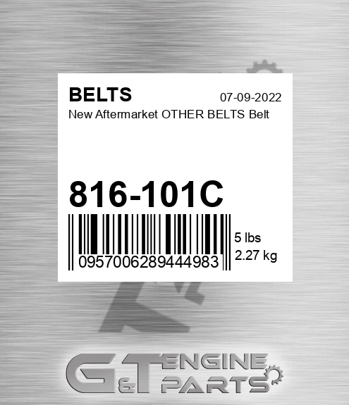 816-101C New Aftermarket OTHER BELTS Belt