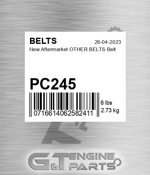 PC245 New Aftermarket OTHER BELTS Belt