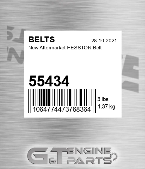 55434 New Aftermarket HESSTON Belt