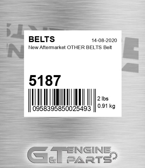 5187 New Aftermarket OTHER BELTS Belt