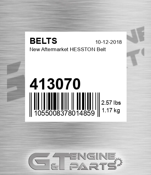 413070 New Aftermarket HESSTON Belt