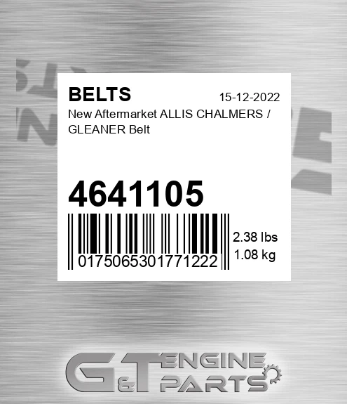 4641105 New Aftermarket ALLIS CHALMERS / GLEANER Belt