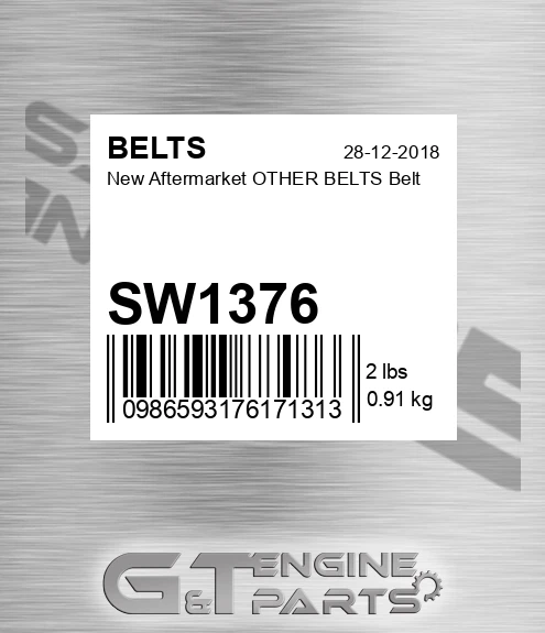 SW1376 New Aftermarket OTHER BELTS Belt